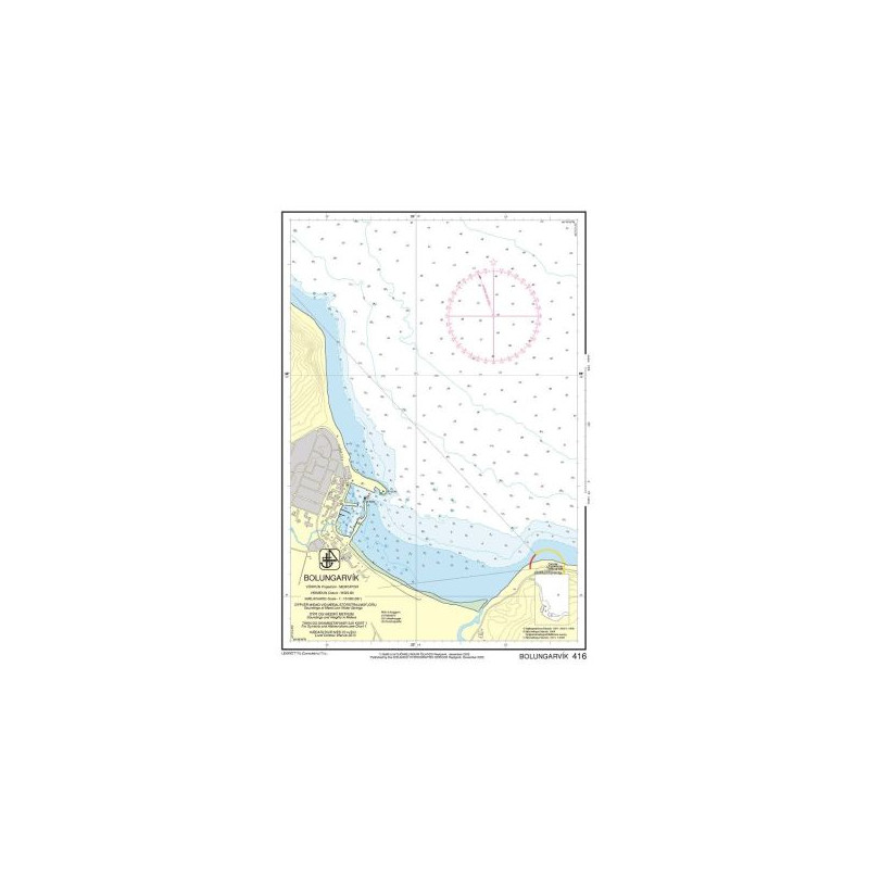 IHO - 416 - carte marine - Bolungarvik