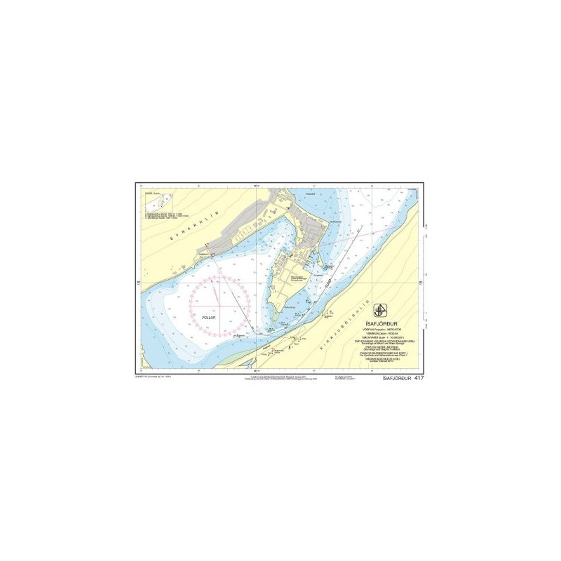 IHO - 417 - nautical chart - Ísafjörður