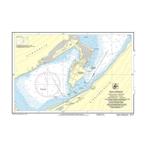 IHO - 417 - nautical chart - Ísafjörður