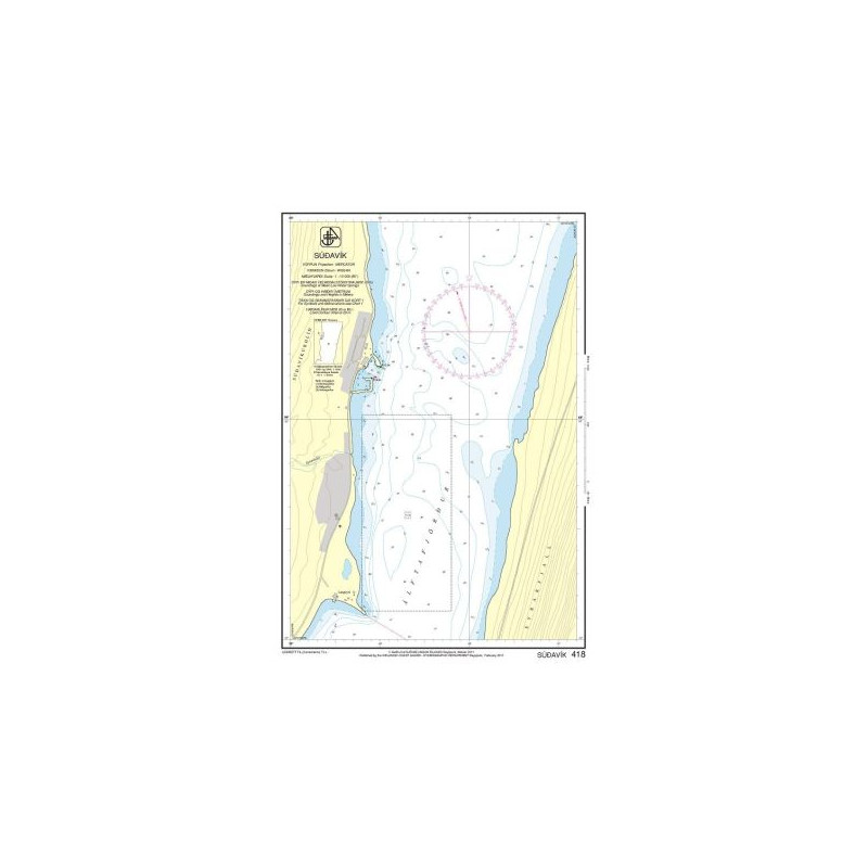 IHO - 418 - carte marine - Sudavík
