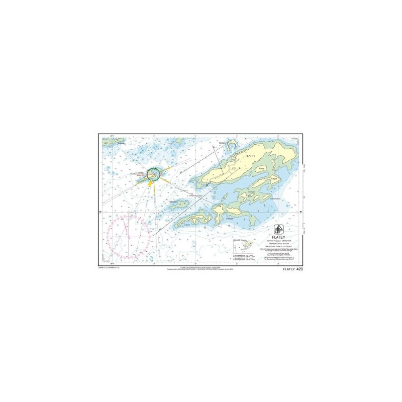 IHO - 420 - carte marine - Flatey