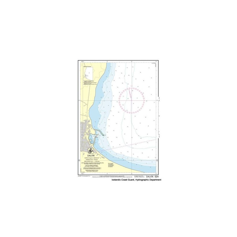 IHO - 524 - nautical chart - Dalvík