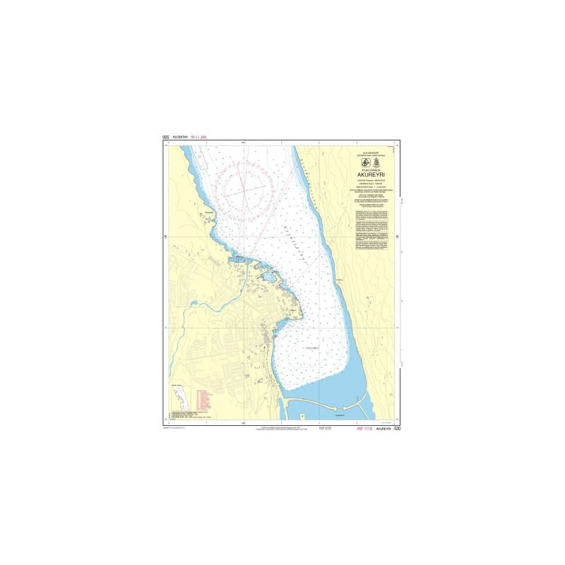 IHO - 530 - nautical chart - Akureyri