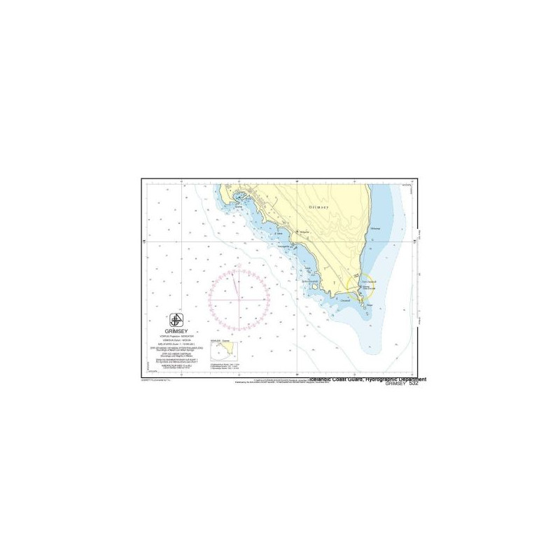 IHO - 532 - carte marine - Grimsey
