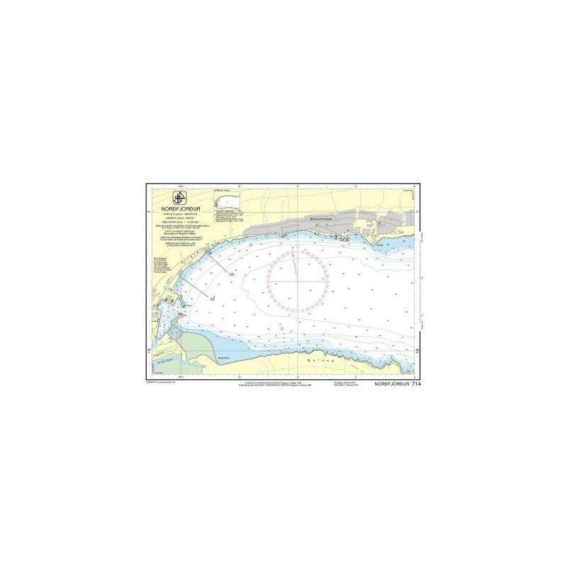 IHO - 714 - carte marine - Norðfjörður
