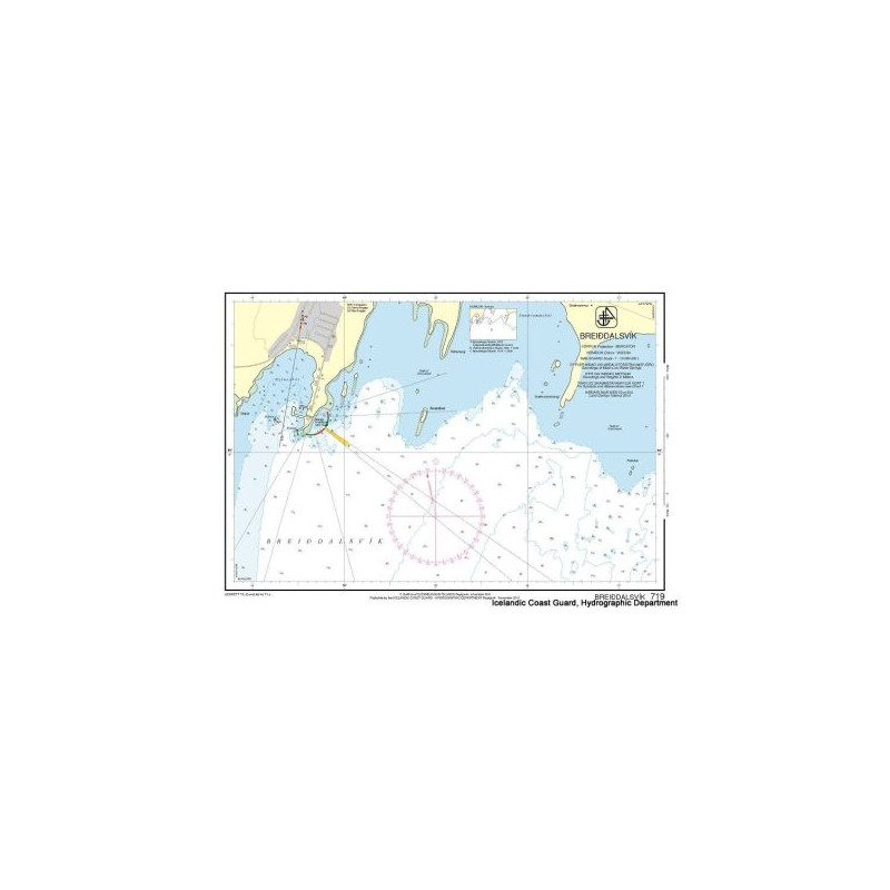 IHO - 719 - carte marine - Breiðdalsvík