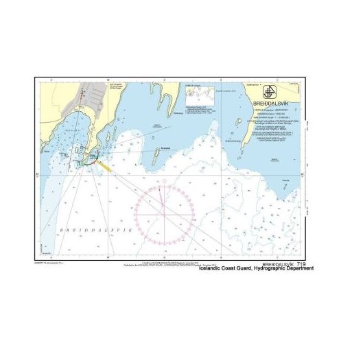 IHO - 719 - carte marine - Breiðdalsvík