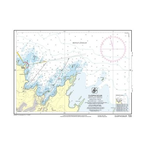 IHO - 720 - carte marine - Djupivogur