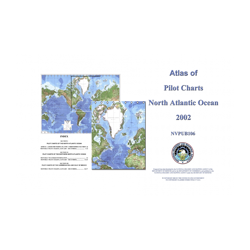 NVPUB106 - Atlas of Pilot charts North Atlantic Ocean