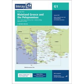 Imray - G1 - Mainland Greece and the Peloponnisos - Passage Chart