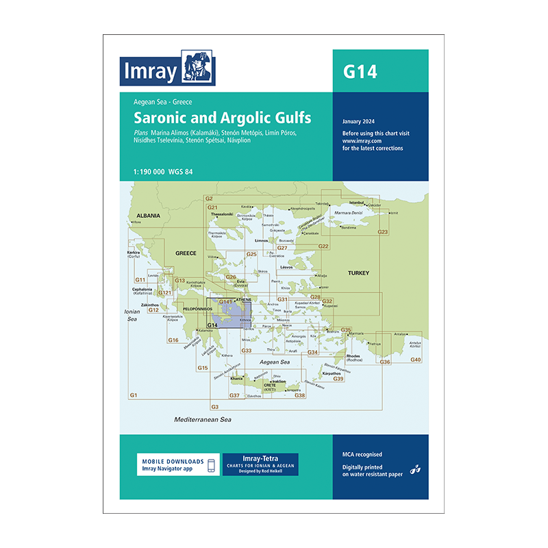 Imray - G14 - Saronic and Argolic Gulfs