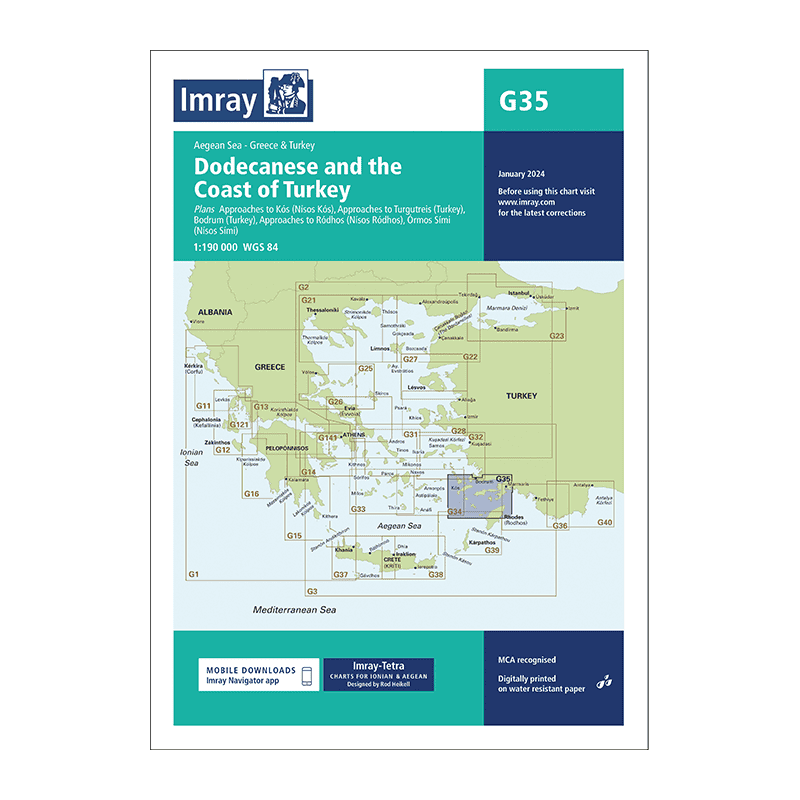 Imray - G35 - Dodecanese and the Coast of Turkey