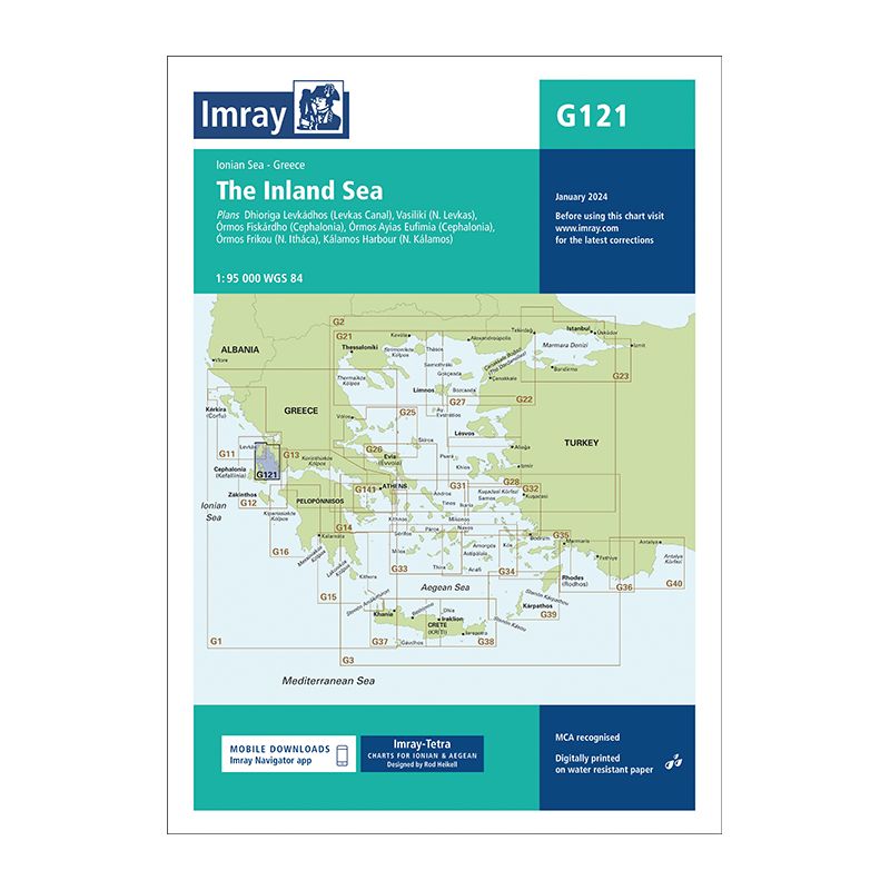 Imray - G121 - The Inland Sea