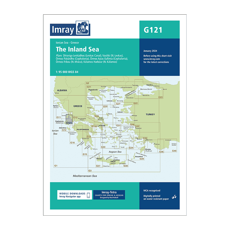 Imray - G121 - The Inland Sea