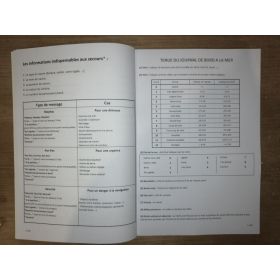 LJB - Journal de bord Hauturier 2 moteurs - 92 jours - A4