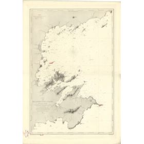 Reproduction carte marine ancienne - 2800 - ILHA GRANDE (Baie), PARATI (Baie) - BRESIL - ATLANTIQUE, AMERIQUE DU SUD (Côte Est)