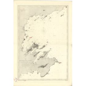 Reproduction carte marine ancienne - 2800 - ILHA GRANDE (Baie), PARATI (Baie) - BRESIL - ATLANTIQUE,AMERIQUE DU SUD (Côte Est) -