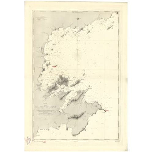 Reproduction carte marine ancienne - 2800 - ILHA GRANDE (Baie), PARATI (Baie) - BRESIL - ATLANTIQUE,AMERIQUE DU SUD (Côte Est) -