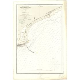 Reproduction carte marine ancienne - 3314 - PAS DE CALAIS, DOUVRES (Port), DOVEA (Port) - ANGLETERRE (Côte Sud) - ATLANTIQUE,MAN