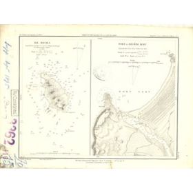 Reproduction carte marine ancienne - 3362 - MOCHA (île) - CHILI - PACIFIQUE, AMERIQUE DU SUD (Côte Ouest), AMERIQUE DU SUD (Côte