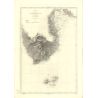 Reproduction carte marine ancienne - 3375 - ANTILLES, SAINTES (Canal), BASSE TERRE, POINTE A PITRE - GUADELOUPE - ATLANTIQUE,ANT