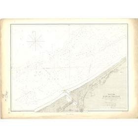 Reproduction carte marine ancienne - 3377 - NIEUPORT (Rade) - BELGIQUE - ATLANTIQUE, NORD (Mer) - (1874 - 1910)