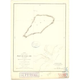 Reproduction carte marine ancienne - 3396 - TUAMOTU (Archipel), AHE (île) - PACIFIQUE,OCEANIE - (1874 - ?)