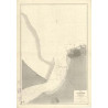 Reproduction carte marine ancienne - 5728 - GUYANE FRANCAISE, CAYENNE (Port) - ATLANTIQUE, AMERIQUE DU SUD (Côte Nord) - (1930 -