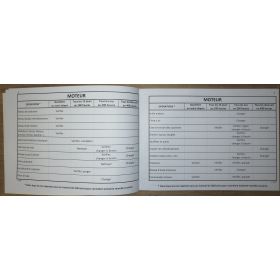 LJB - Carnet Entretien Voiles & 2 moteurs A5 60 pleins