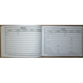 LJB - Carnet Entretien Voiles & 2 moteurs A5 60 pleins