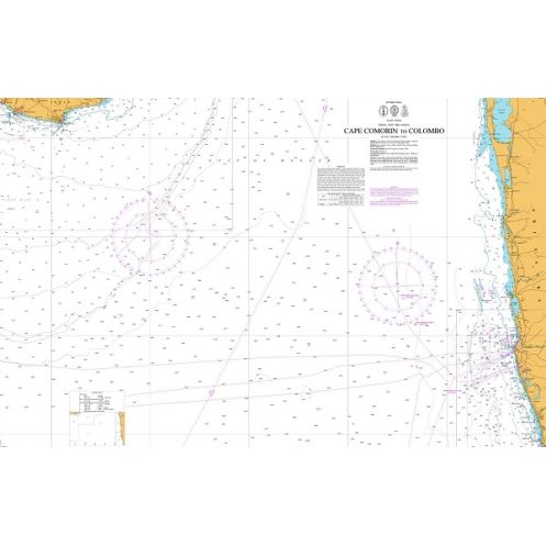 Indian National Hydrographic Office - IN263 - Cape Comorin to Colombo