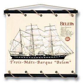 Toile tendue coton Belem - Petit modèle - écru