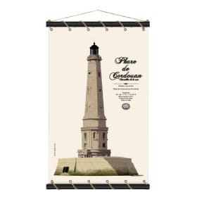 Toile tendue coton phare de Cordouan - Moyen modèle