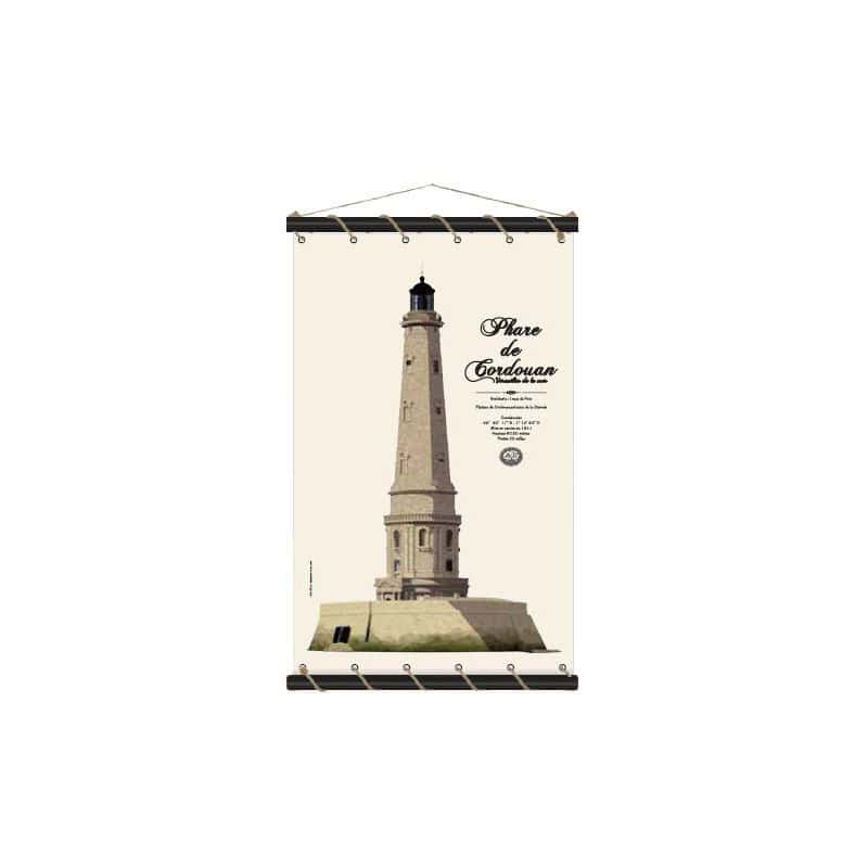Toile tendue coton phare de Cordouan - Moyen modèle