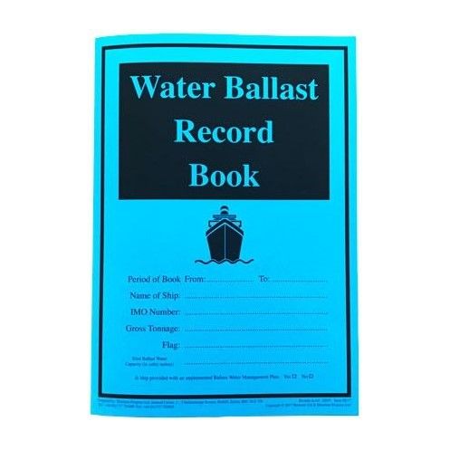 Maritime progress - Water ballast record book Maritime progress - Water ballast record book