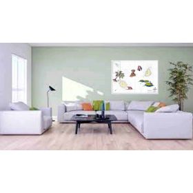 Toile sur chassis bois carte marine peinte - Iles de la Réunion