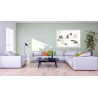Toile sur chassis bois carte marine peinte - Iles de la Réunion