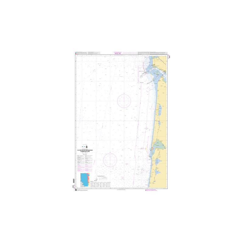 Shom C - 7070 - De l'île d'Oléron au Bassin d'Arcachon