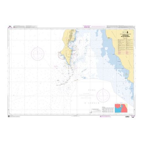 Shom C - 7566C - carte marine - Approches de Nouadhibou