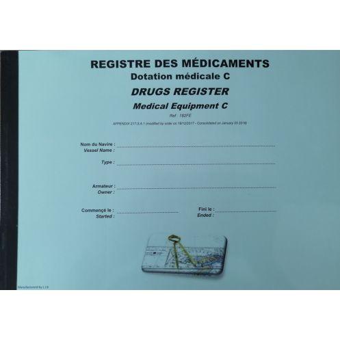 LJB - Registre des médicaments pour dotation médicale C LJB - Registre des médicaments pour dotation médicale C