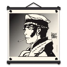 Toile tendue coton Corto Maltese - Allons-y