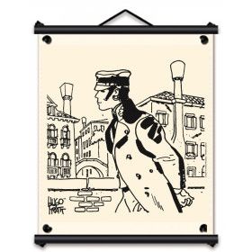 Toile tendue coton Corto Maltese - Cannaregio