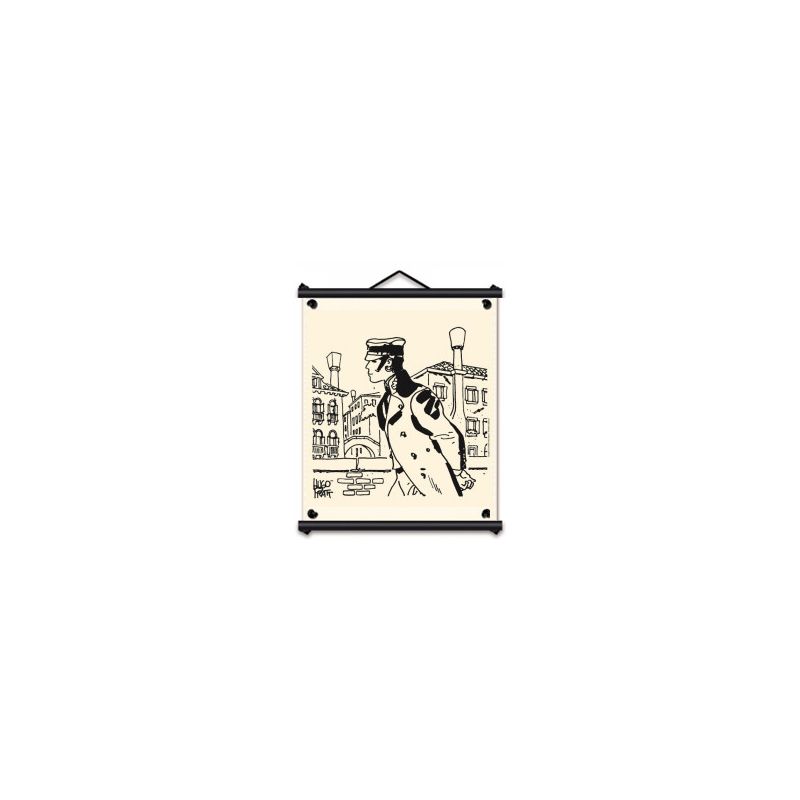 Toile tendue coton Corto Maltese - Cannaregio