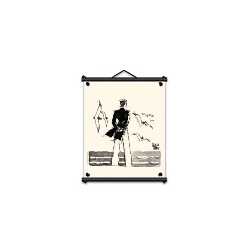 Toile tendue coton Corto Maltese - Rendez-vous Toile tendue coton Corto Maltese - Rendez-vous