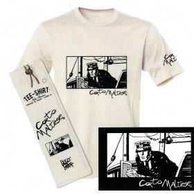 Tee shirt Corto Maltese - Port ducal - gris - manches courtes