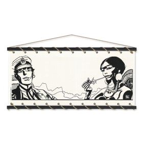 Toile tendue coton Corto Maltese - Tête à tête
