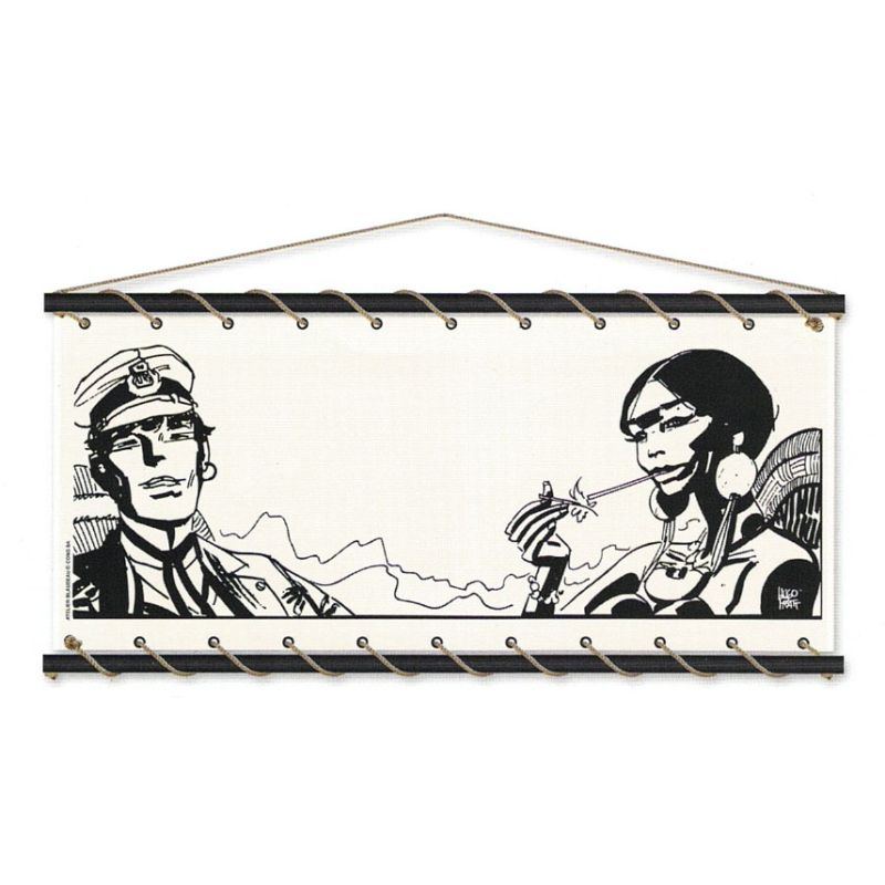 Toile tendue coton Corto Maltese - Tête à tête