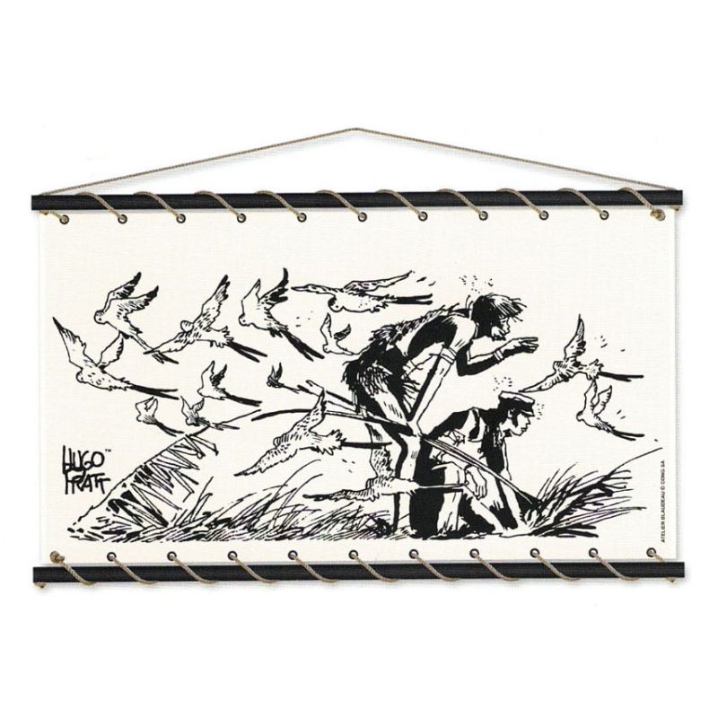 Toile tendue coton Corto Maltese - Plus loin