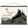 Toile tendue coton Corto Maltese - Dune - moyen modèle - écru