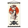 Toile tendue coton Wilda la rouge